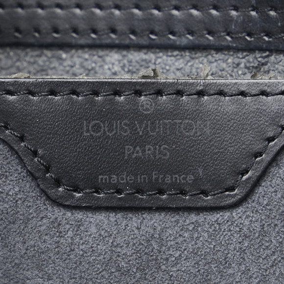 LOUIS VUITTON Black Leather Backpack - Picture 11 of 13